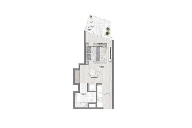 Altitude by DAMAC Site Layout