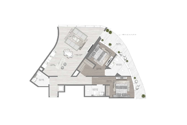 Altitude by DAMAC Site Plan