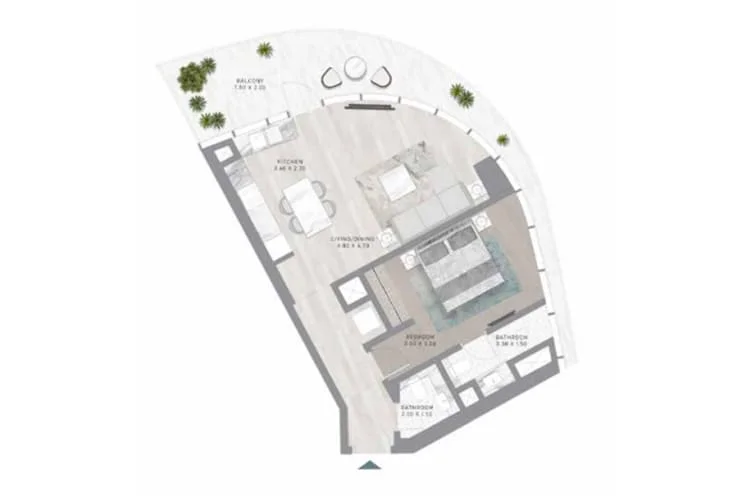 Damac Canal Heights Floor Plan