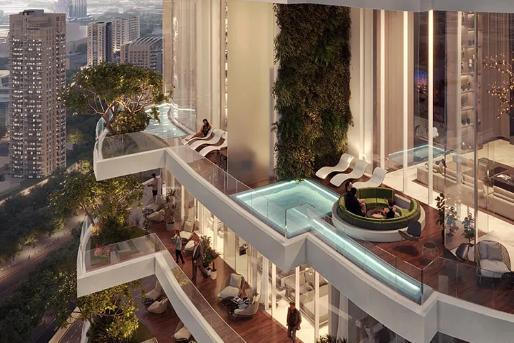 Damac Canal Heights Floors