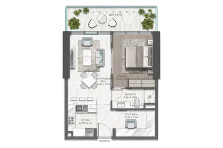 Damac Golf Greens Site Layout