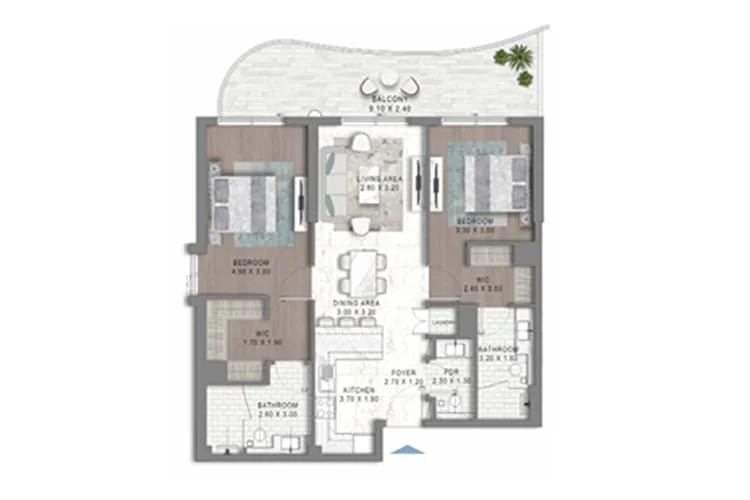 Damac lagoons valencia Site Layout