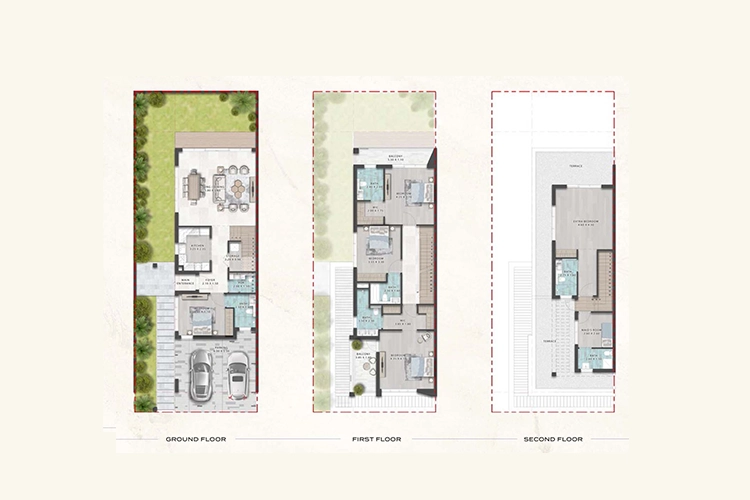 DAMAC riverside Views Site Layout