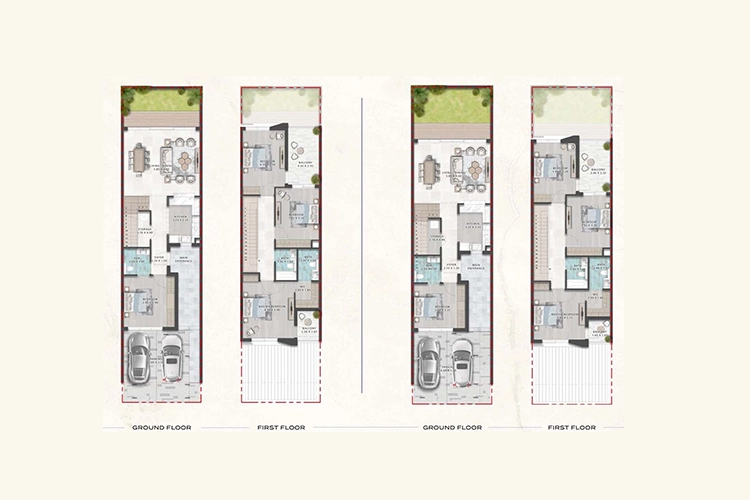 DAMAC riverside Views Floor Plan