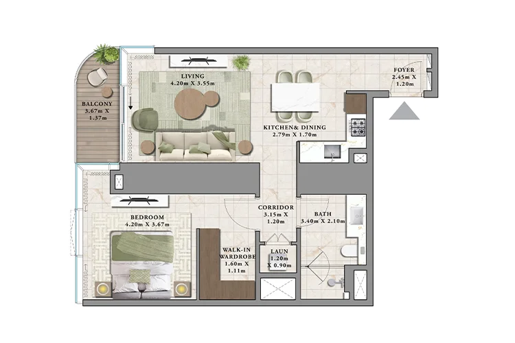 Emaar Avarra by Palace Floor Plan