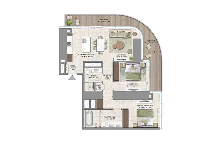 Emaar Avarra by Palace Site Plan