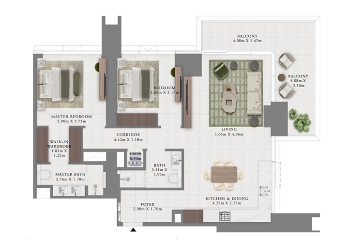 Emaar Creek Bay Floor Plan