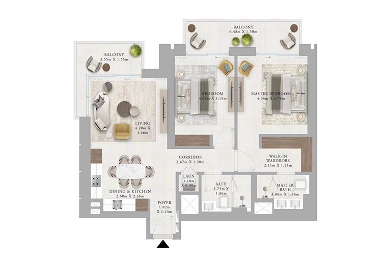Emaar Creek Haven Floor Plan