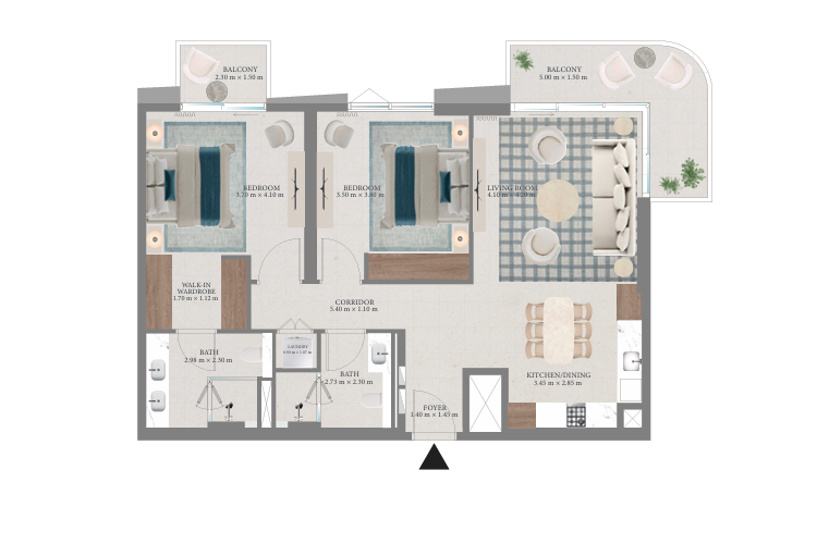 Emaar Fior 1 Floor Plan