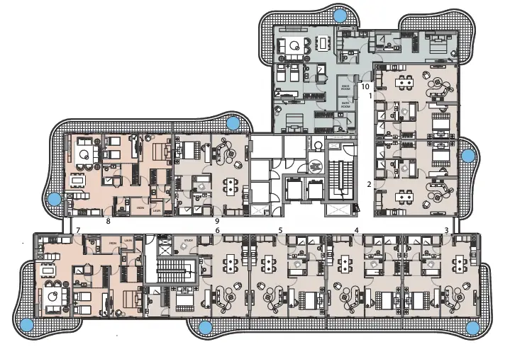 Beach Walk 4 by Imtiaz Floor Plan