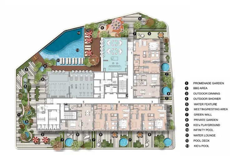 Beach Walk 4 by Imtiaz Site Plan
