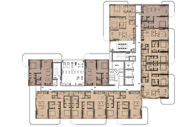 Sunset Bay Grand by Imtiaz Floor Plan