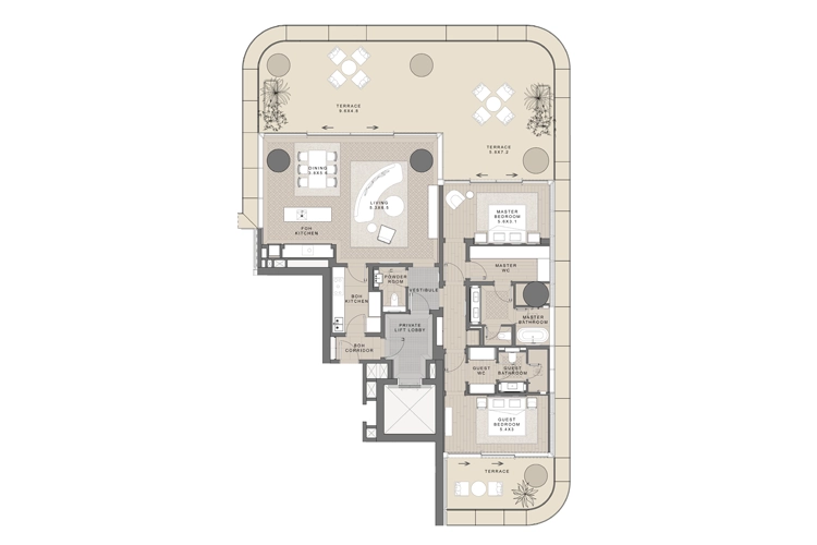 Omniyat The Alba Global Site Plan