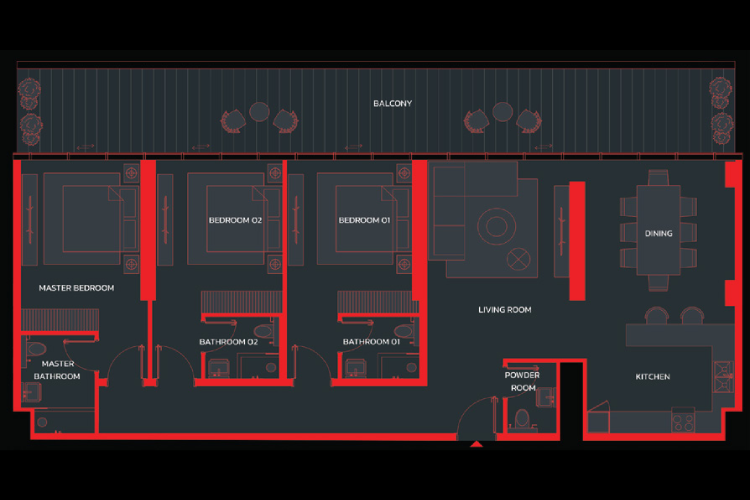 Tonino Lamborghini Residences Site Plan